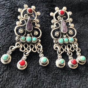Silver earings